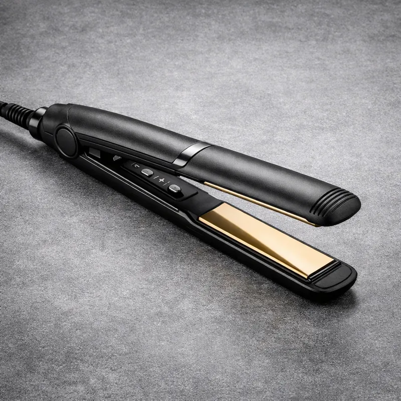 Hair straightener tool with ceramic plates and heat protection needs