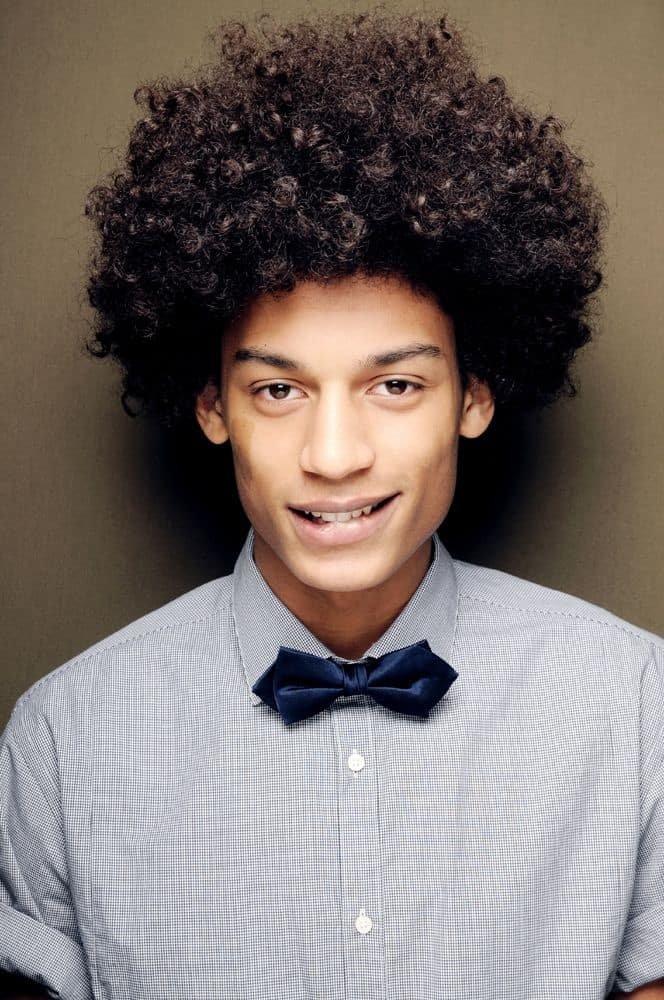 32 Step by Step How To Get Curly Afro Hair Black Male with Simple Makeup