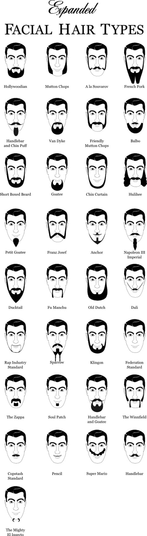 beard types