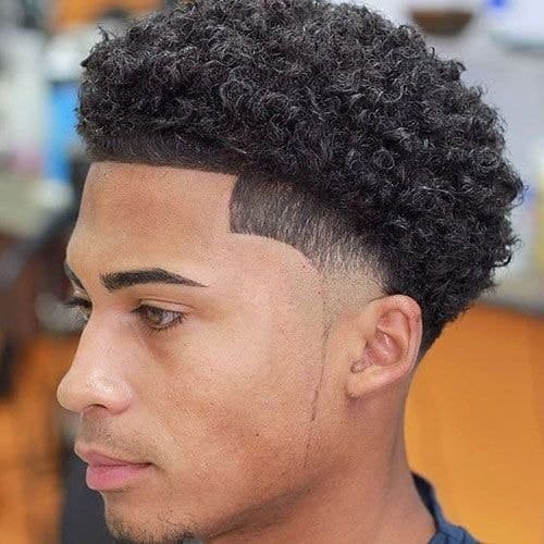 black men haircut