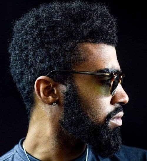 black men haircut