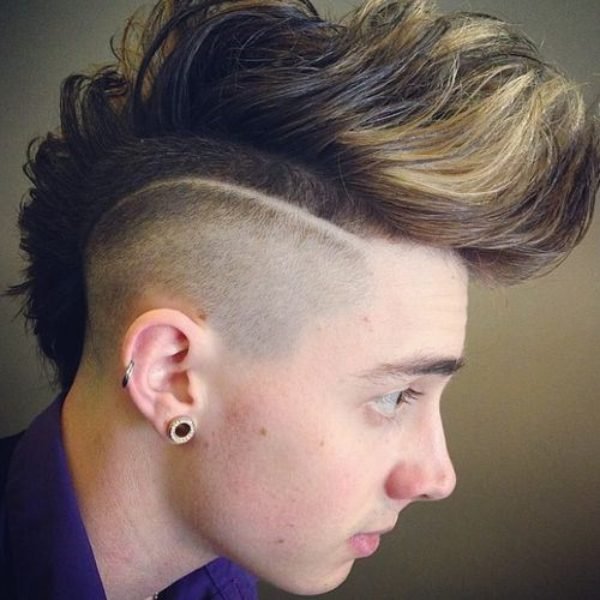 mens mohawk haircut