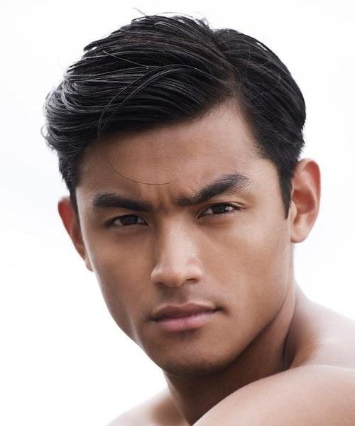 mens side part hairstyle