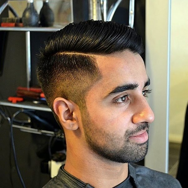 mens side part hairstyle