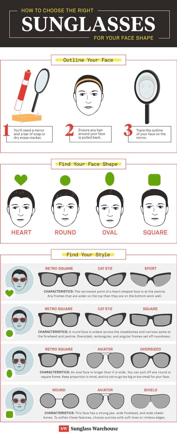 sunglasses shape